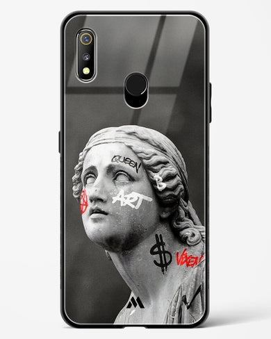 Graffiti Goddess Glass Case Phone Cover (Realme)