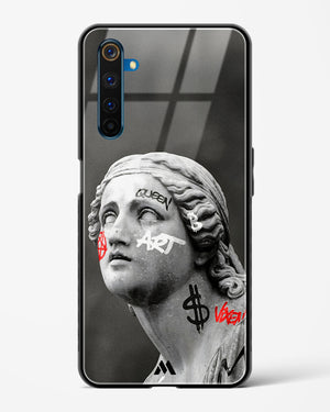 Graffiti Goddess Glass Case Phone Cover (Realme)