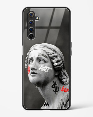 Graffiti Goddess Glass Case Phone Cover (Realme)