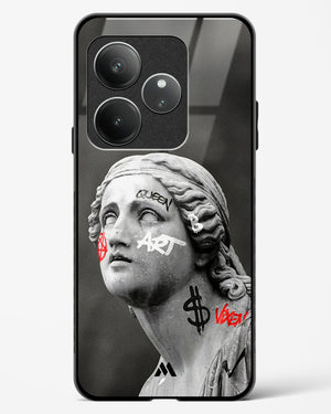 Graffiti Goddess Glass Case Phone Cover (Realme)