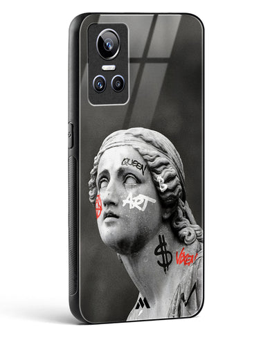 Graffiti Goddess Glass Case Phone Cover (Realme)