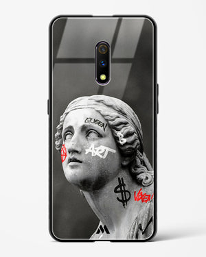 Graffiti Goddess Glass Case Phone Cover (Realme)