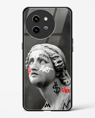 Graffiti Goddess Glass Case Phone Cover (Vivo)