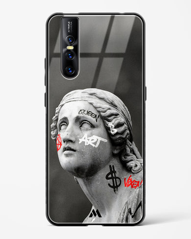 Graffiti Goddess Glass Case Phone Cover (Vivo)