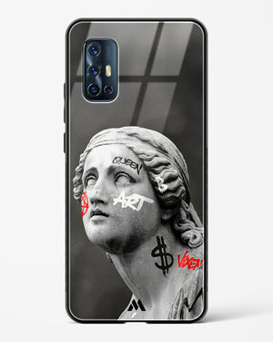Graffiti Goddess Glass Case Phone Cover (Vivo)