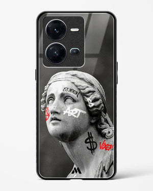Graffiti Goddess Glass Case Phone Cover (Vivo)