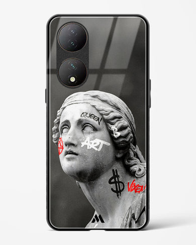 Graffiti Goddess Glass Case Phone Cover (Vivo)