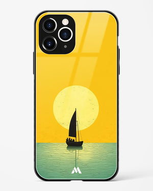 Golden Drift Glass Case Phone Cover (Apple)