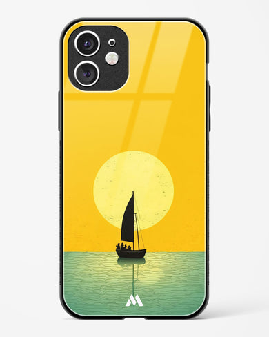 Golden Drift Glass Case Phone Cover (Apple)