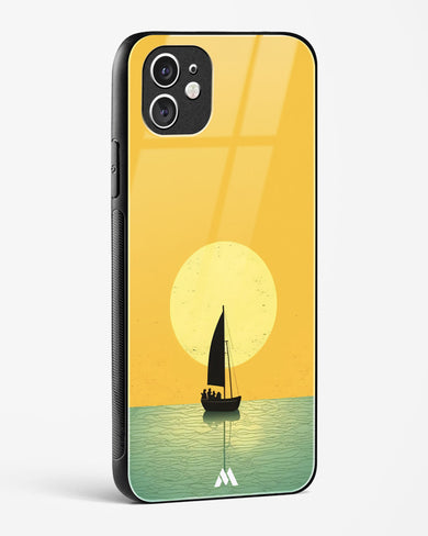 Golden Drift Glass Case Phone Cover (Apple)