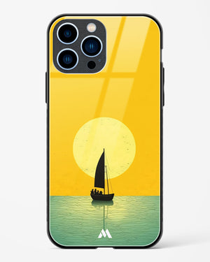 Golden Drift Glass Case Phone Cover (Apple)