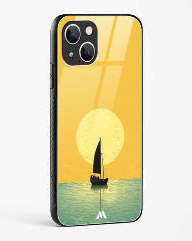 Golden Drift Glass Case Phone Cover (Apple)