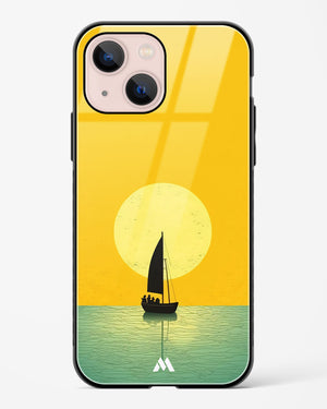 Golden Drift Glass Case Phone Cover (Apple)