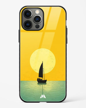 Golden Drift Glass Case Phone Cover (Apple)