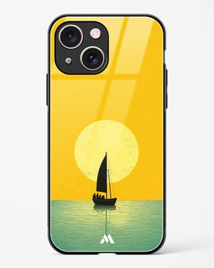 Golden Drift Glass Case Phone Cover (Apple)