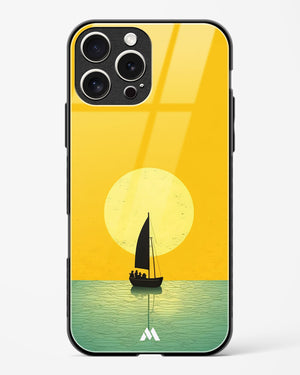 Golden Drift Glass Case Phone Cover (Apple)