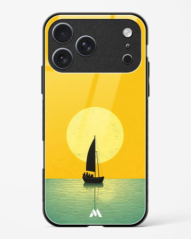 Golden Drift Glass Case Phone Cover (Apple)
