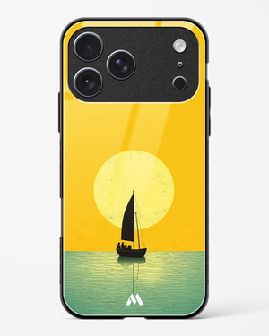 Golden Drift Glass Case Phone Cover (Apple)