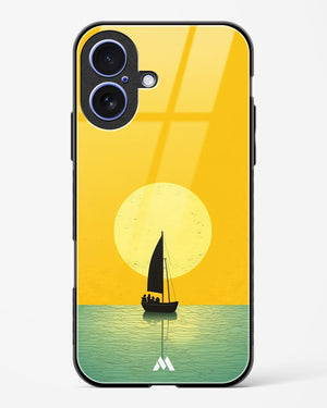 Golden Drift Glass Case Phone Cover (Apple)