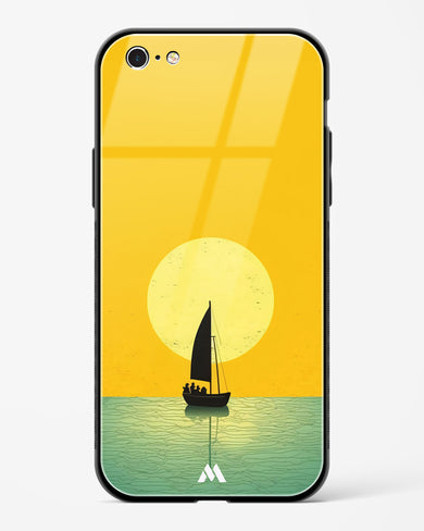 Golden Drift Glass Case Phone Cover (Apple)