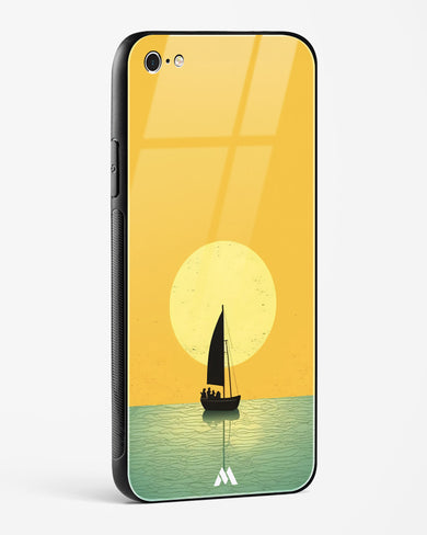 Golden Drift Glass Case Phone Cover (Apple)