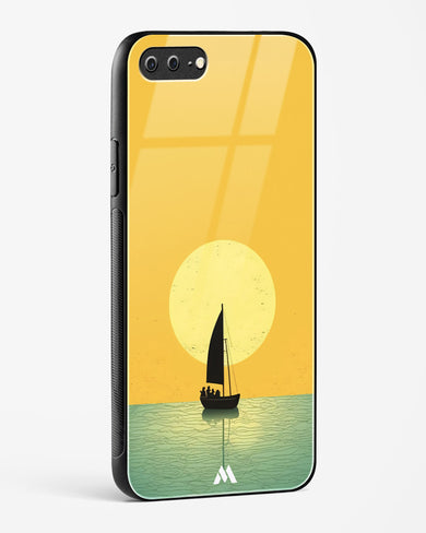 Golden Drift Glass Case Phone Cover (Apple)