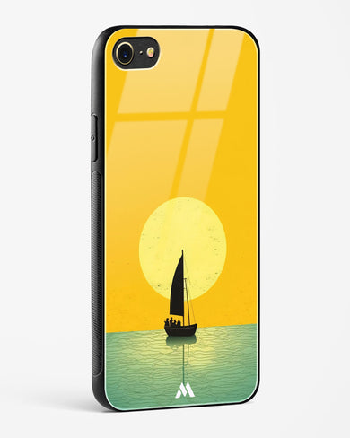 Golden Drift Glass Case Phone Cover (Apple)