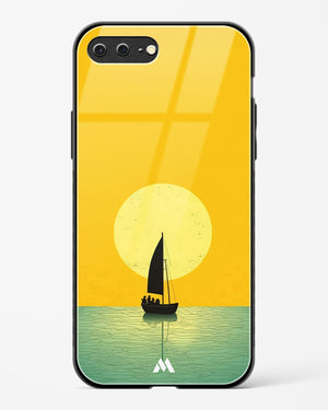 Golden Drift Glass Case Phone Cover (Apple)