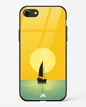 Golden Drift Glass Case Phone Cover (Apple)