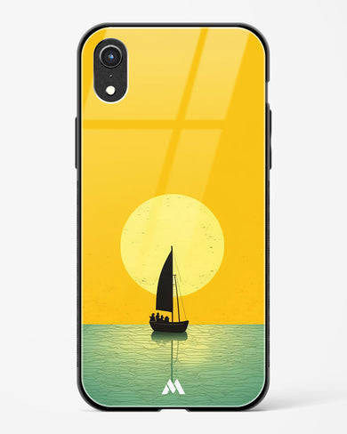 Golden Drift Glass Case Phone Cover (Apple)