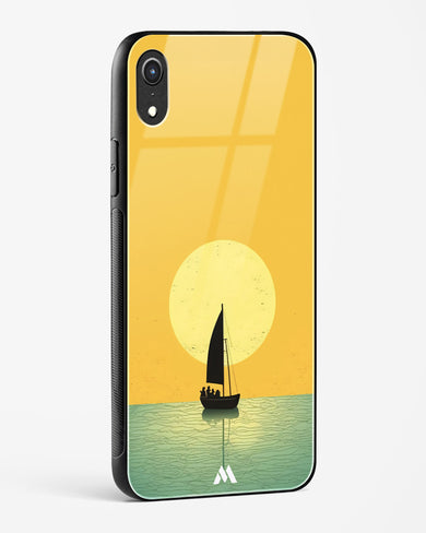 Golden Drift Glass Case Phone Cover (Apple)