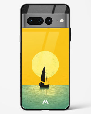 Golden Drift Glass Case Phone Cover (Google)