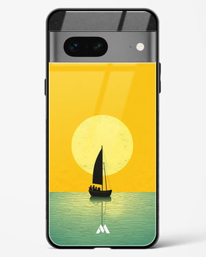 Golden Drift Glass Case Phone Cover (Google)