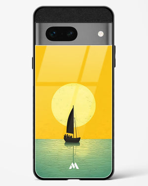 Golden Drift Glass Case Phone Cover (Google)