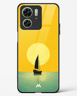 Golden Drift Glass Case Phone Cover (Motorola)