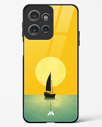 Golden Drift Glass Case Phone Cover (Motorola)