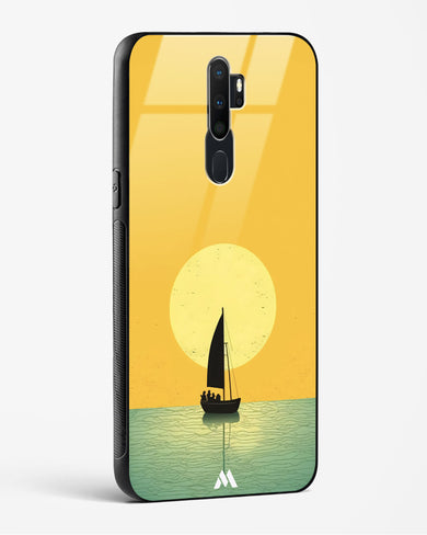 Golden Drift Glass Case Phone Cover (Oppo)
