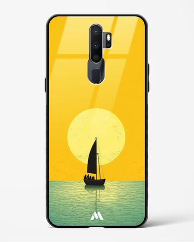 Golden Drift Glass Case Phone Cover (Oppo)