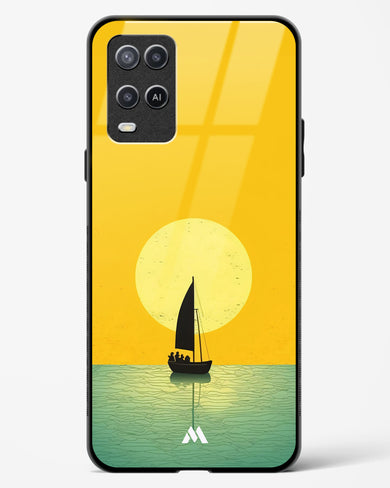Golden Drift Glass Case Phone Cover (Oppo)