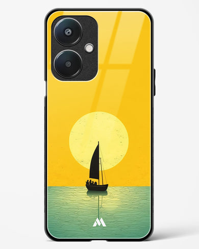 Golden Drift Glass Case Phone Cover (Oppo)