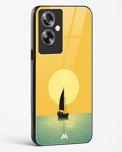 Golden Drift Glass Case Phone Cover (Oppo)