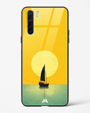 Golden Drift Glass Case Phone Cover (Oppo)