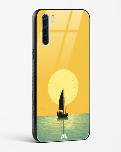 Golden Drift Glass Case Phone Cover (Oppo)