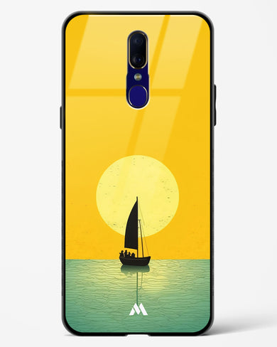 Golden Drift Glass Case Phone Cover (Oppo)