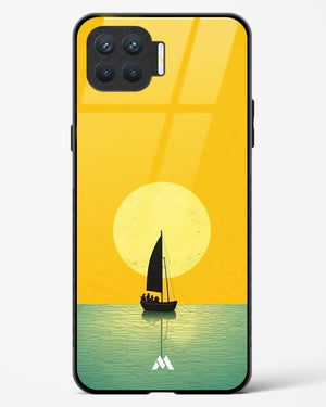 Golden Drift Glass Case Phone Cover (Oppo)