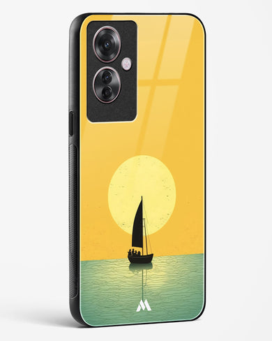 Golden Drift Glass Case Phone Cover (Oppo)