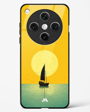 Golden Drift Glass Case Phone Cover (Oppo)