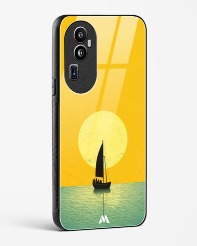 Golden Drift Glass Case Phone Cover (Oppo)