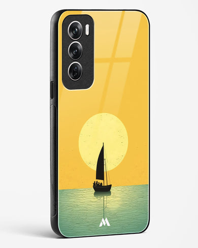 Golden Drift Glass Case Phone Cover (Oppo)