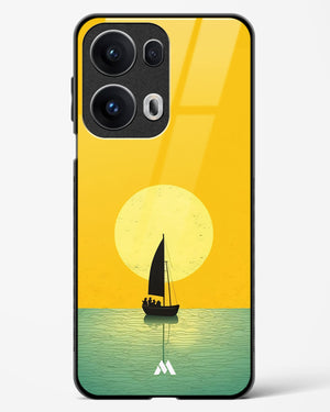 Golden Drift Glass Case Phone Cover (Oppo)